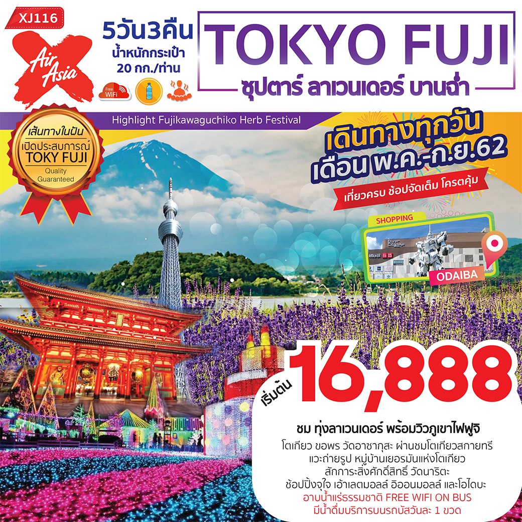TOKYO FUJI ซุปตาร์ ลาเวนเดอร์ บานฉ่ำ