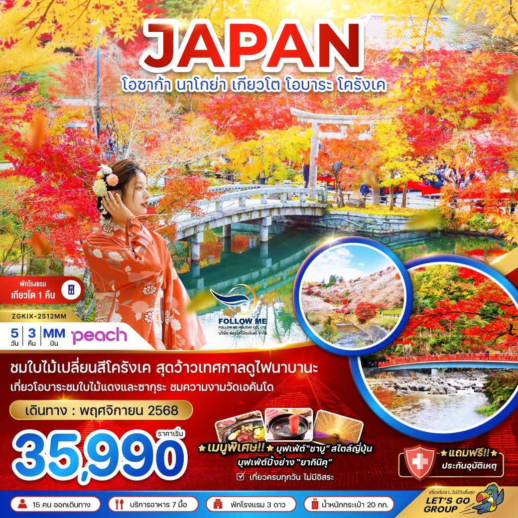 JAPAN OSAKA NAGOYA KYOTO 5D 3N